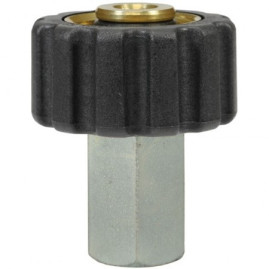 Переходник М22х1.5г-1/4"г (400бар, лат) R+M