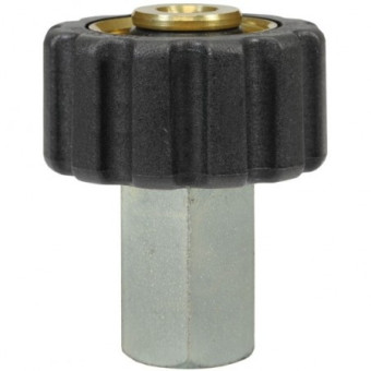 Переходник М22х1.5г-1/4"г (400бар, лат) R+M