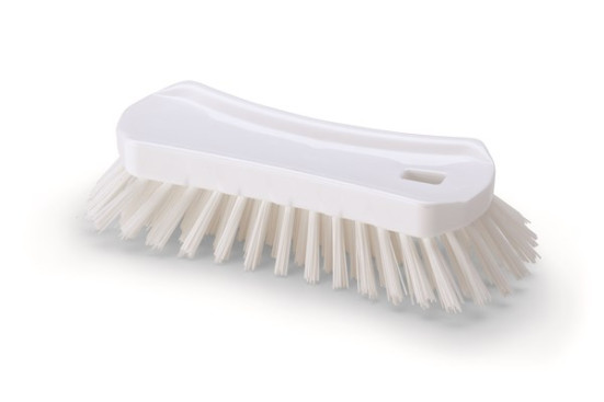 Щетка-скраб IGEAX ручная (230мм, средний, белый) (1001WM)