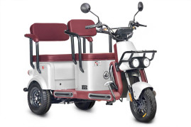 Трицикл электрический Wanshida U1-X (60V, 800W, белый)