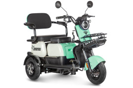 Трицикл электрический Rutrike Вега (синий)