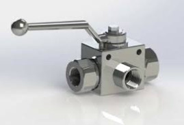 Кран гидравлический V3RH (3/4"г-г-г, 400бар)