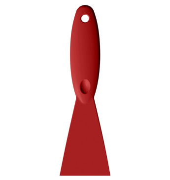 Скребок ручной Haug Bursten (75мм, узкий, красный)