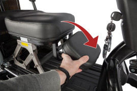 Трицикл электрический Wanshida UN MOTO 60V 650Вт (черно-синий)