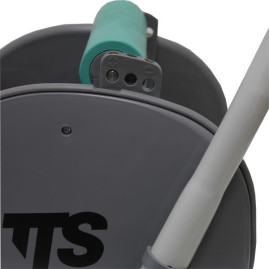 Тележка TTS NICKITA (2х15л, отжим DRY, серый)