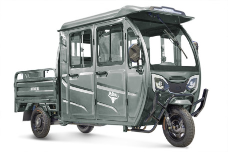 Трицикл электрический Rutrike Рейс 1300 60V1200W (серый)