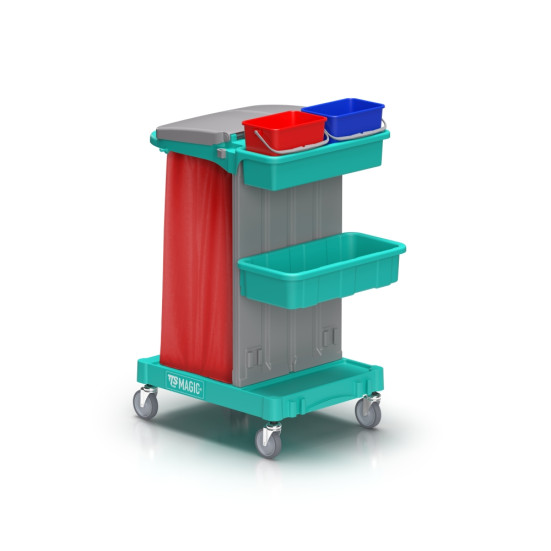 Тележка TTS Magic Line 20B (2х4л, 2 корзины, держ. мешка 120л) (ML020B0A0000)