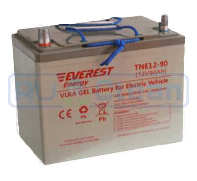 Аккумуляторная батарея Everest Energy TNE12-90 (76Ач, 12В, Gel)