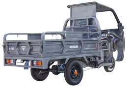 Трицикл электрический Rutrike D4 КАБИНА 1800 (60V, 1200W, зеленый)