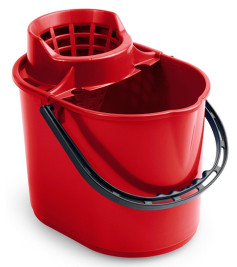 Ведро TTS (отжим, 12 л, красный)